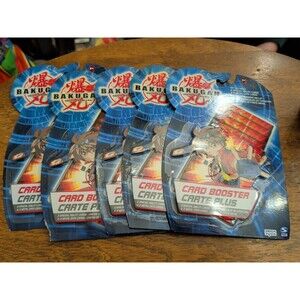 Bakugan Battle Brawlers Card Booster Packs Spin Master 2008 Unopened Set Of 5
